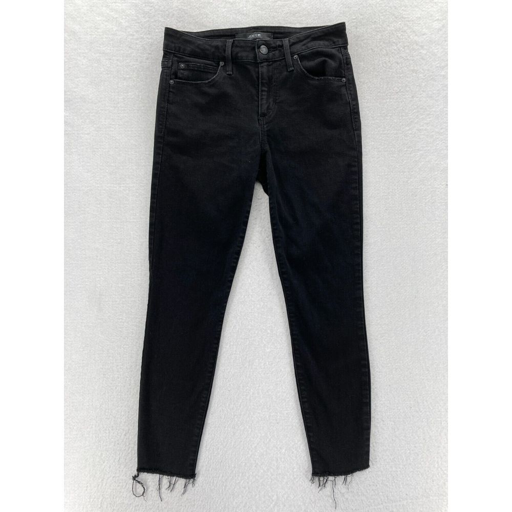 Joe's Jeans Flawless The Icon Mid Rise Skinny Ankle Jeans Women's 26 Black Denim
